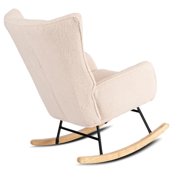 JACKSON Beige Bouclé Gyngestol/Moderne Eg
