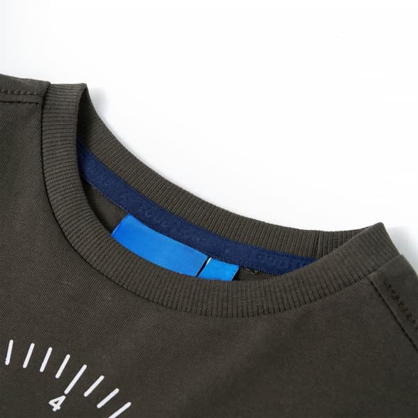 Barn långärmad t-shirt, khaki, 104