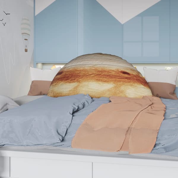 Pitkulainen rullatyyny 3D Jupiter-kuviolla