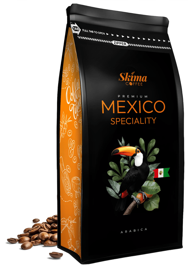 Kaffebønner 1kg mexicansk specialitet 100% arabica nyristed