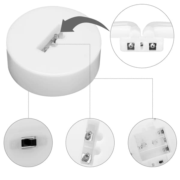 Heckermannin seisova LED-neonmainos PUOLIKUU
