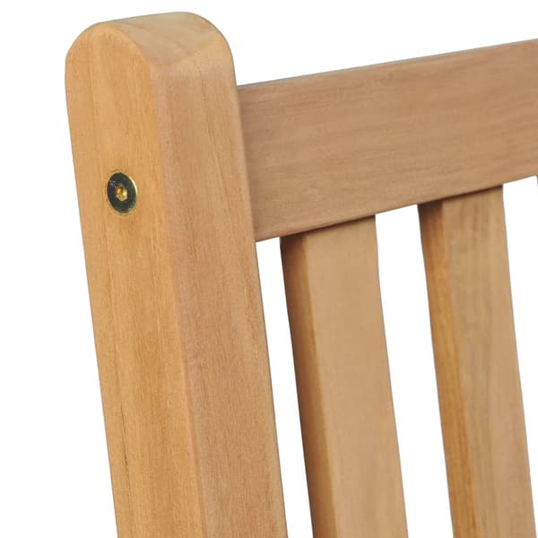 vidaXL Trädgårdsstolar, set om 2, massiv teak