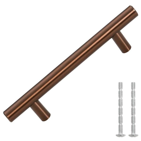 vidaXL skabsgreb 10 stk. bronze 96 mm rustfrit stål