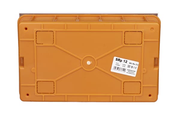 Infälld elcentral 1x12 N+PE SRp 12 st IP40 Vit