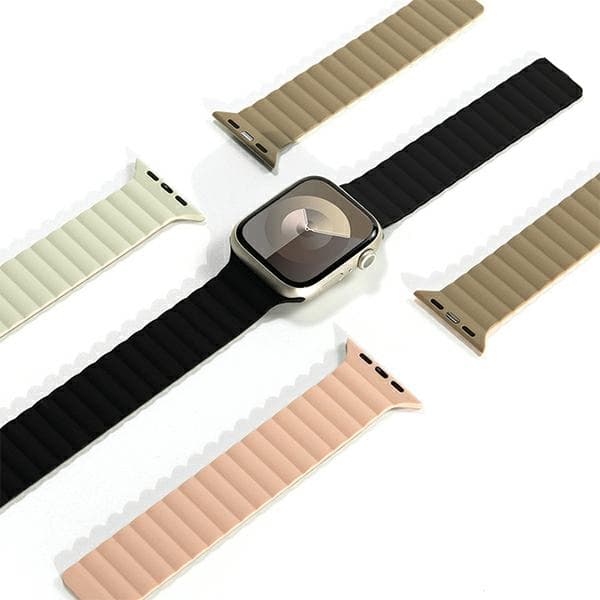 Araree Silikonearmbånd til Apple Watch 38/40/41mm Sort og Grå