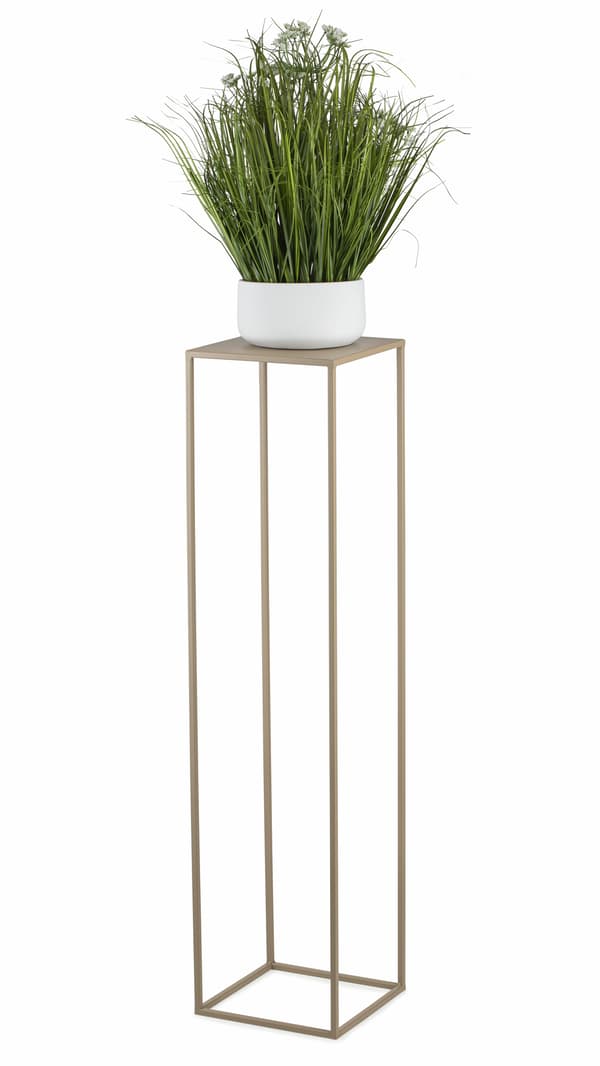 Beige stående blomställning 100 cm