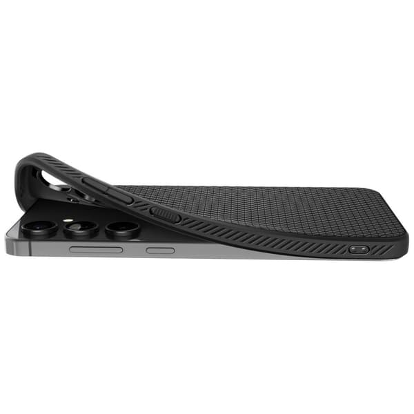 Spigen Liquid Air-cover til Galaxy S24 FE, matsort