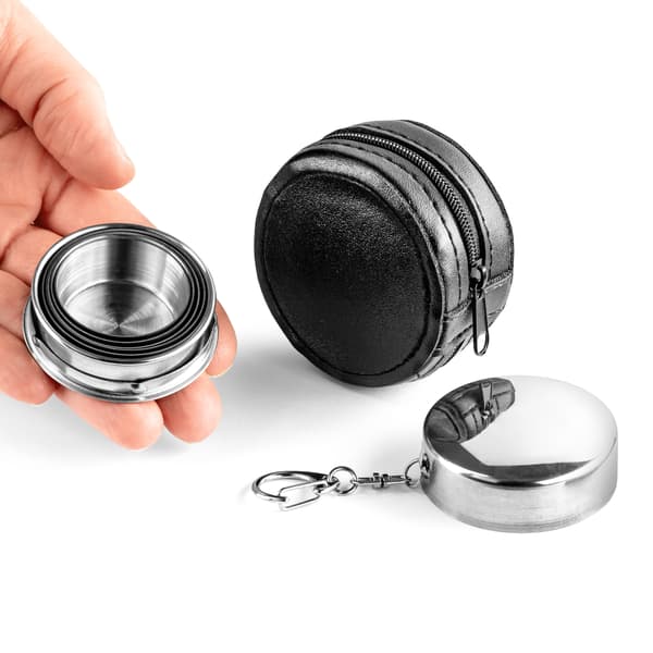 Teleskopiskt glas med fodral
