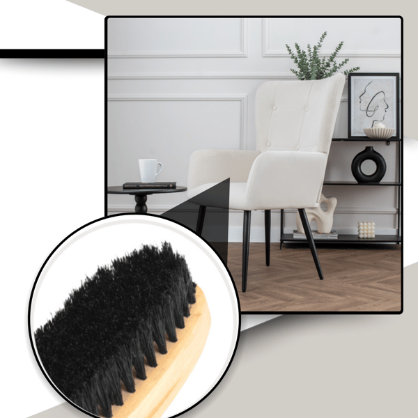 Cesar lænestol beige