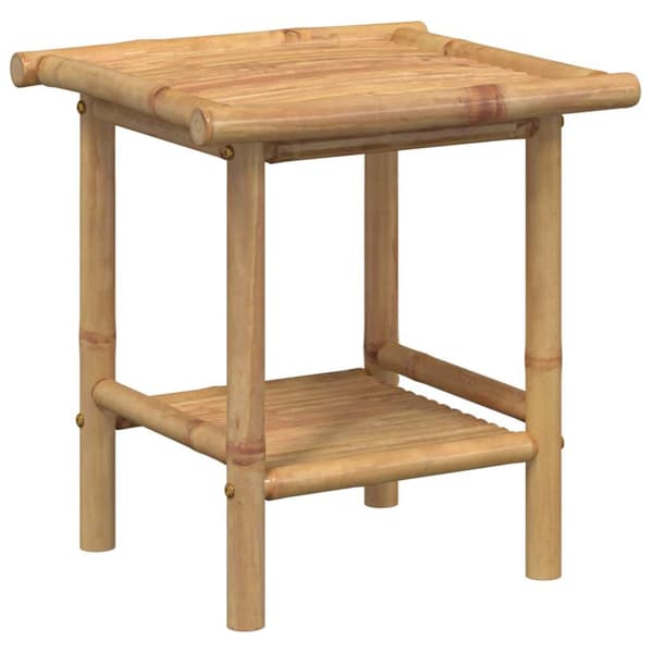 vidaXL Soffbord, 45x45x45 cm, Bambu