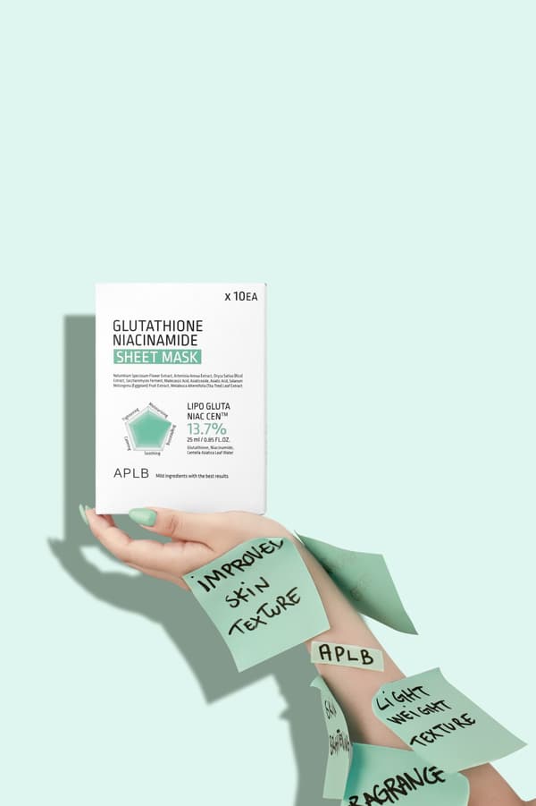 APLB GLUTATION NIACINAMID SHEET MASK 25ml