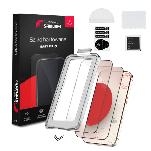 Ny Screen Samurai Privacy Glass til Apple iPhone 12 Pro Max med Easy Fit Frame | 2-pak