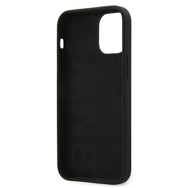 BMW Silikone Signature Logo Etui til iPhone 12 mini, Sort