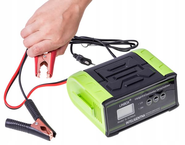 Bilbatterioplader 24V 12V 30A AGM START-STOP