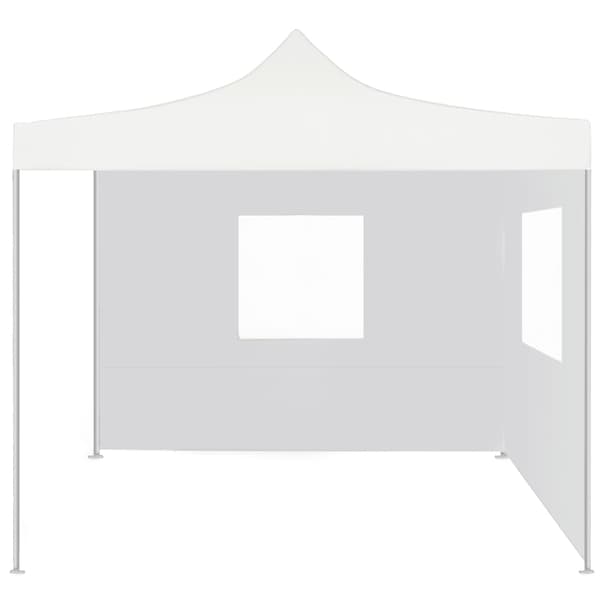 vidaXL Professionelt foldbart festtelt, 2 vægge, 3x3 m, stål