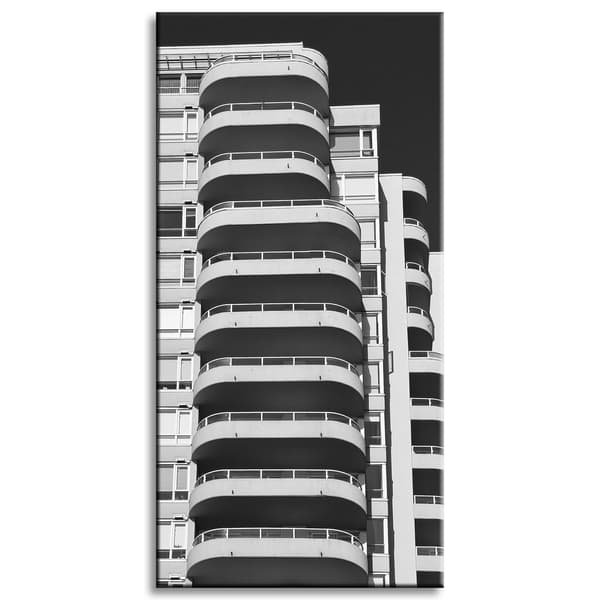 Lærredstryk Arkitektur Balkon 60x120 cm