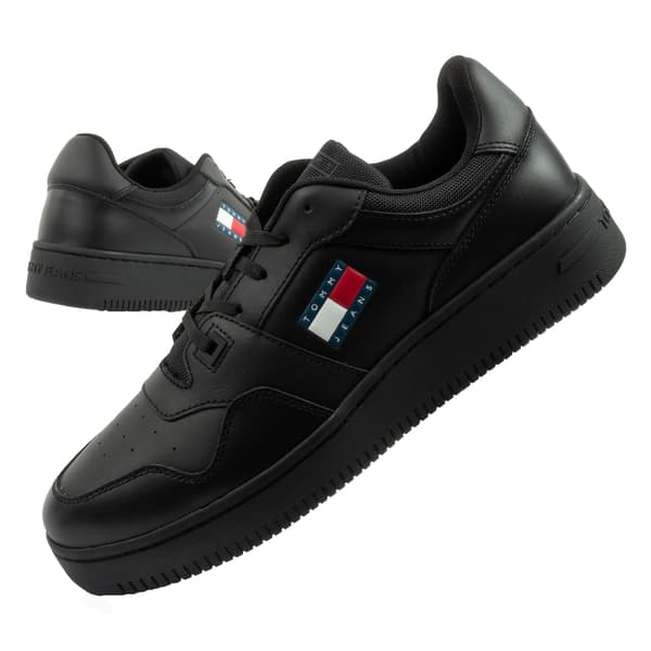 Tommy Hilfiger Tjm Retro Basket Essentials Sort [EM0EM01395] størrelse 42