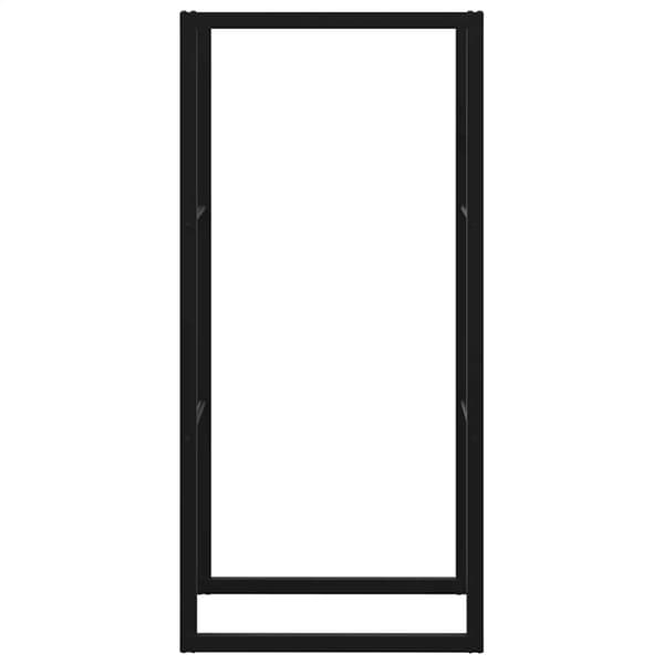 vidaXL brænderist sort 55x30x116 cm stål