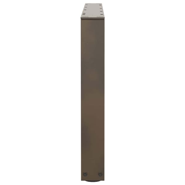 vidaXL V-formade matbordsben 2 st stål