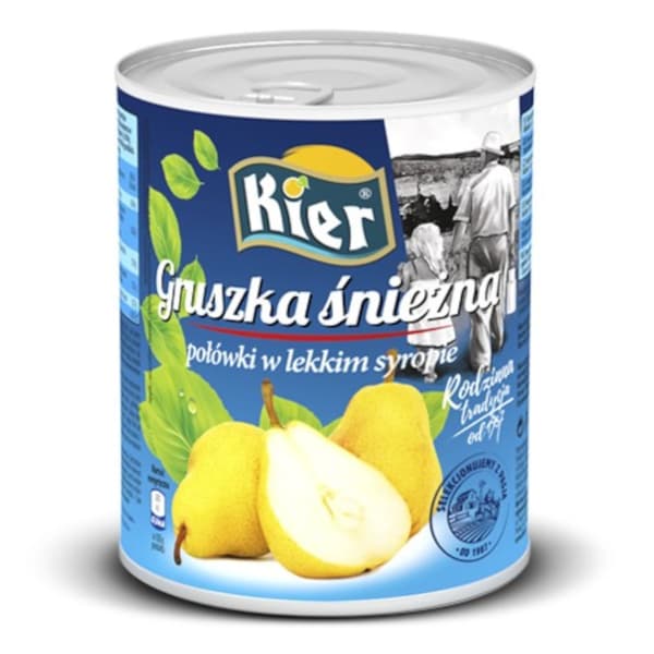 Snöpäronhalvor i sirap 820g/460g