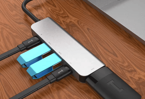 Adapter 5-i-1 HUB USB-C SC-USH83