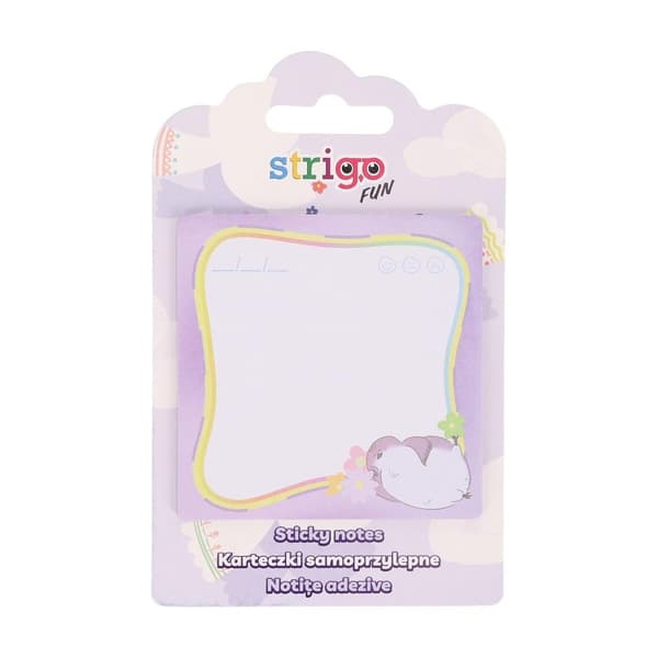 Sticky notes 73x73mm 20K lilla