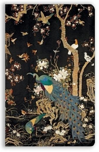 Muistikirja B6 BR-linja Peacocks Ashmolean Museum