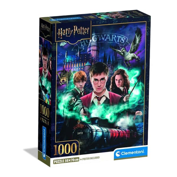 1000 brikkers puslespil. Kompakt Harry Potter 1
