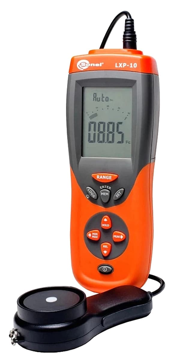 SONEL LXP-10B Digital Luxmeter til Lysmåling i Kuffert WMGBLXP10B