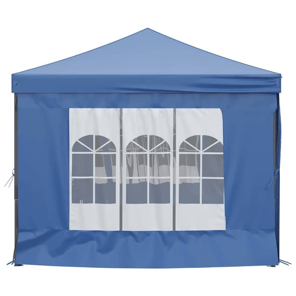 vidaXL foldbart festtelt med sider blå 3x6 m