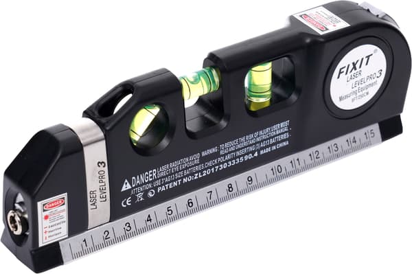 Laserniveau med mål 250 cm KD10437