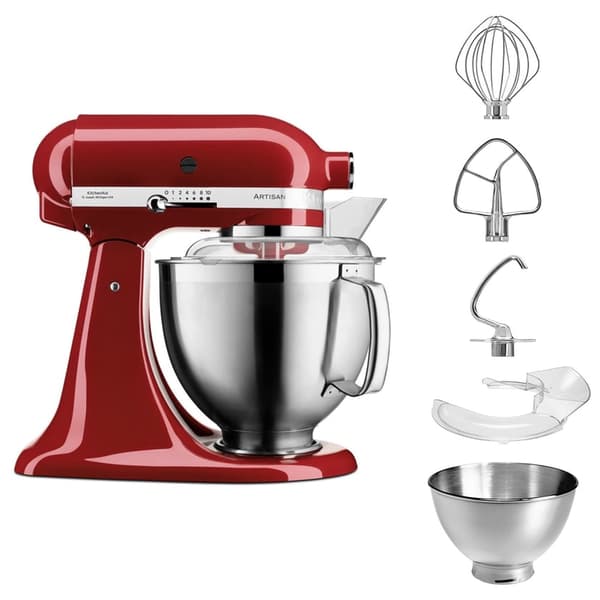 KitchenAid Artisan 5KSM185 4,8 litran yleiskone KitchenAid Väri: Kiiltävän punainen