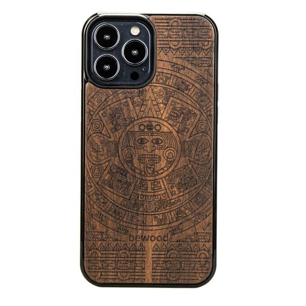 Træetui til iPhone 13 Pro Max AZTEC KALENDER ZIRICOTE