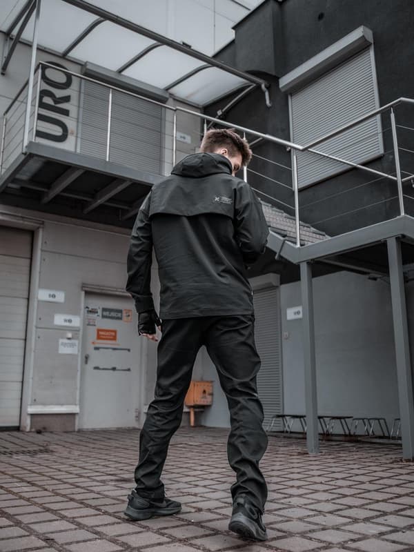 Techwear Herre Black Point X Base Active Tech Jakke 2XL