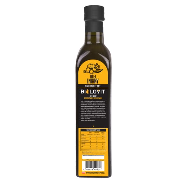Bilovit - Koldpresset linolie - 500 ml