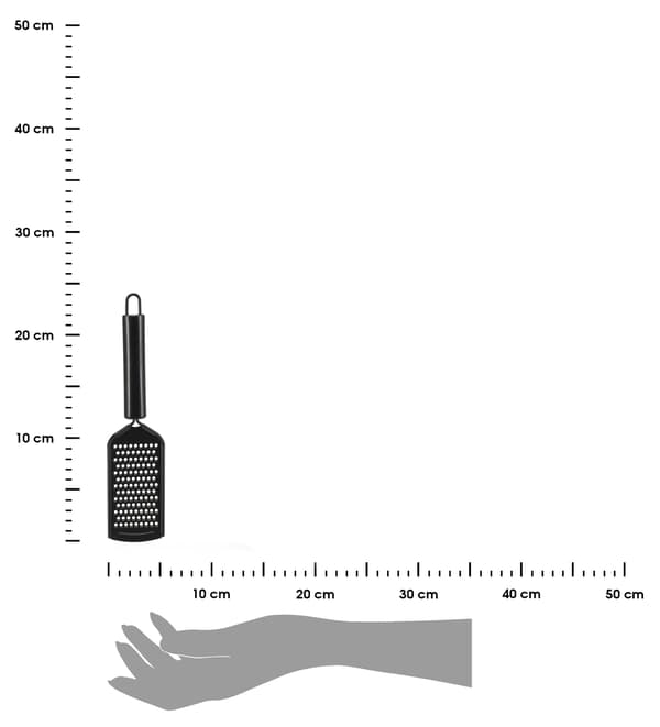 Keittiöraastin mustalla teräskahvalla