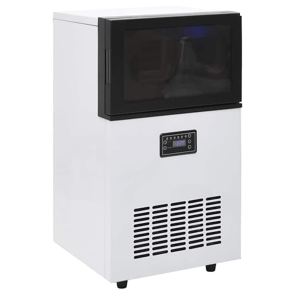 vidaXL ismaskine, 420 W, sort, 45 kg / 24 timer