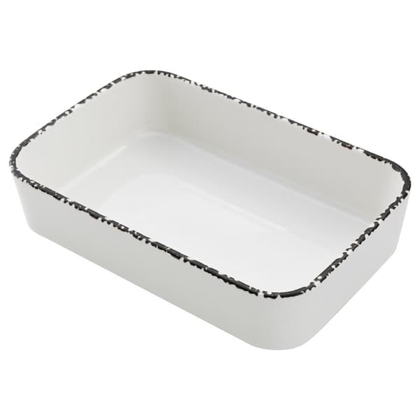 Florina Retro keramikskål 27 cm rektangulær