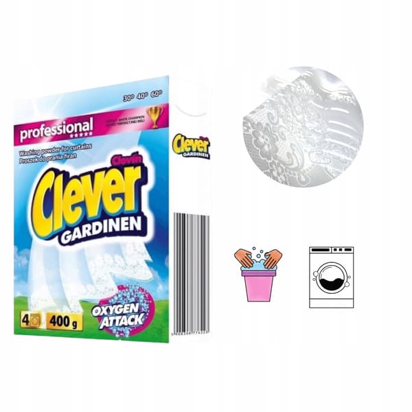 CLOVIN CLEVER Verhopesujauhe SUPER WHITE 400 g