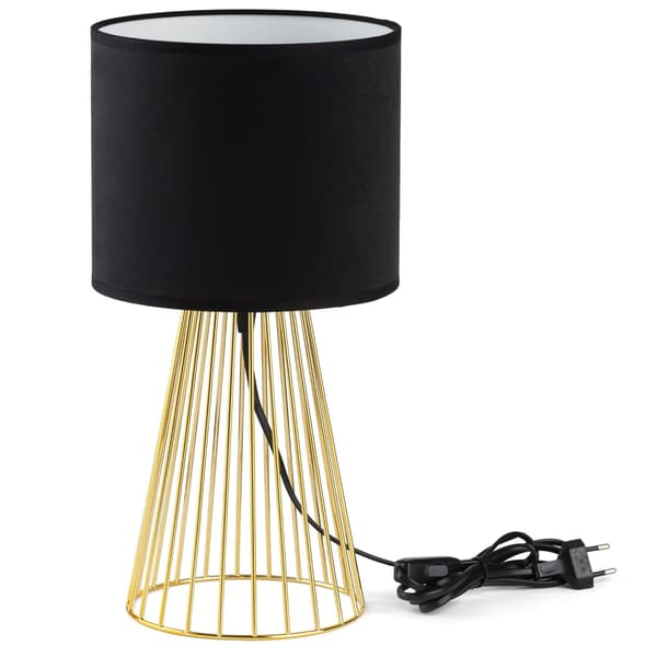 Tornado ASBGZ lampe, sort fløjl