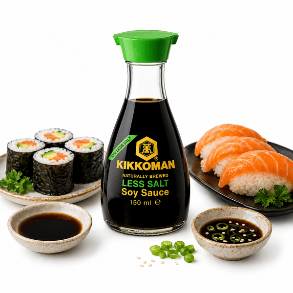 KIKKOMAN | Sojasauce | MINDRE SALT | DISPENSER | 150 ml