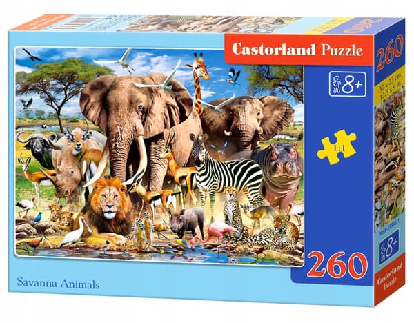 Pussel 260 bitar savannddjur B-27545-1