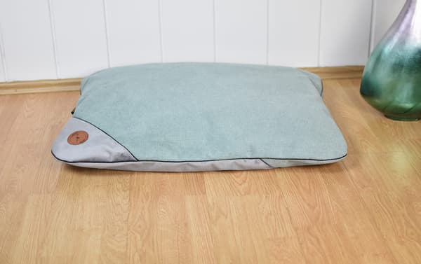 FRIDA-tyyny hopea sametti + minttu 70cm x 50cm