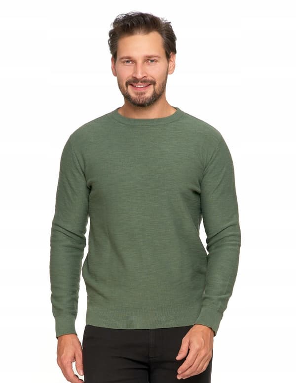 Herrtröja i bomull Elegant Klassisk Modern 100 % bomull MORAJ 3XL KHAKI