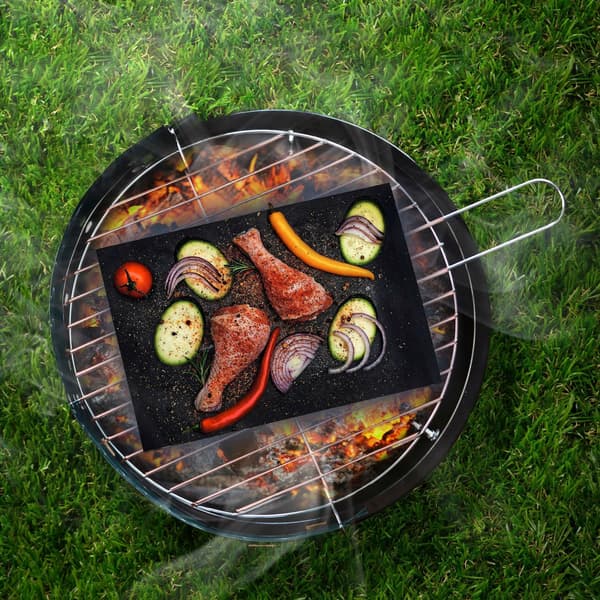 TD39 GRILLMATTOR MED 10 ST, REKTANGULÄRA, 40X33CM