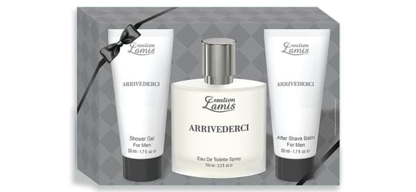 Creation Lamis - Arrivederci presentset i ask för män, 3 delar.