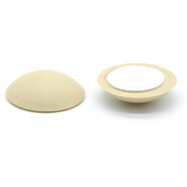 Selvklæbende dørstopper 60 mm beige sæt med 10 stk.