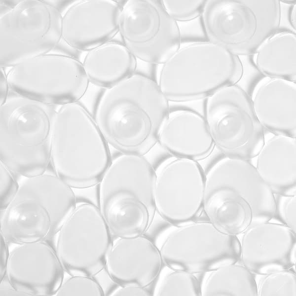 Antislip duschmatta transparent 52x52 cm