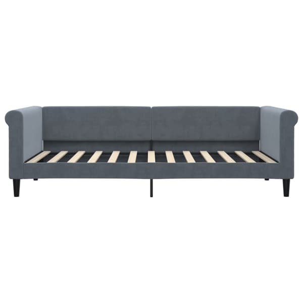 vidaXL sovesofa mørkegrå 90x200 cm fløjl