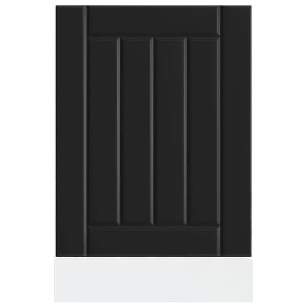 vidaXL Diskmaskinspanel Lucca svart träbaserat material